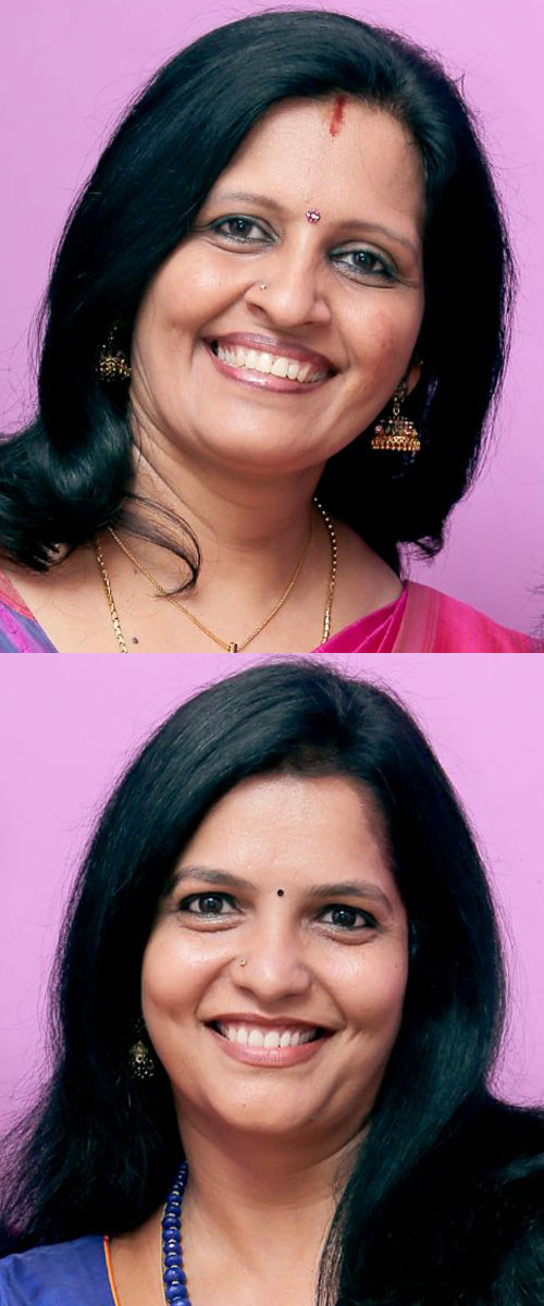Mrs. Vijayalakshmi Seshan and Mrs. Shanthi Ganesh